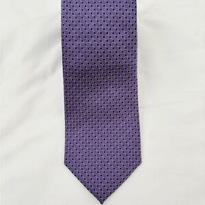 Elegant Purple Patterned Men's Tie